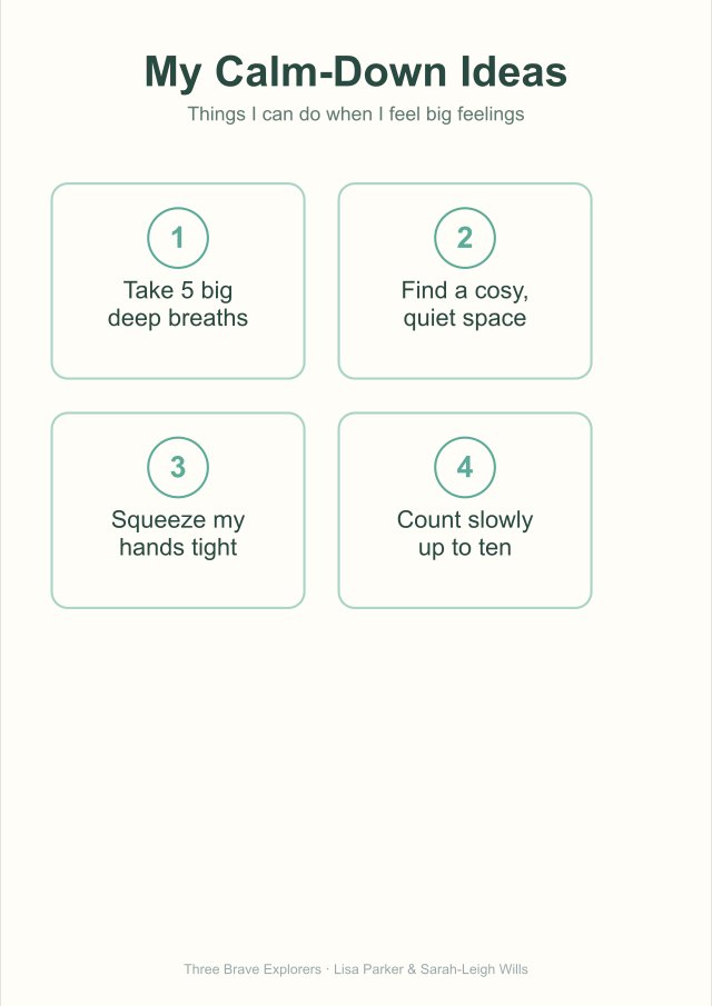 My Calm-Down Ideas